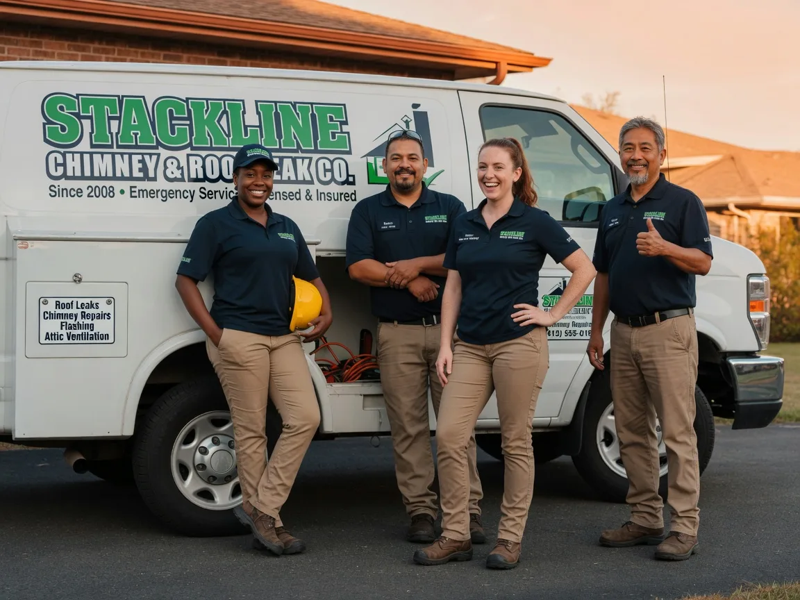Chimney flashing repair company in Poplarville, MS